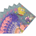 SpongeBob Papierservietten bunte Partydekoration 20 Stk.