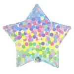 Confetti Dots Folienballon 18" (45cm).)