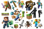 Kinderspiel-Tattoos, Minecraft, Pixels (1 Stück)