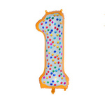 Balloon Foil Number "1" Donut (100cm.)