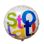 Folienballon Happy Birthday 18" (45cm).)