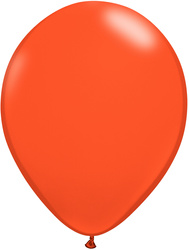 Ballons 5" (12,5 cm), Mandarine (100 Stück)./ Packung.)