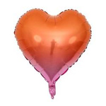 Regenbogen Rosa 18" (45cm) Folie Herz.)