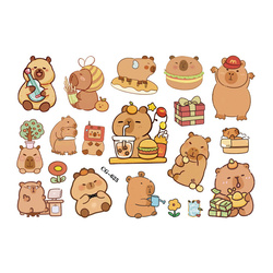 Capybaras in Aktion - Tattoos für kleine Entdecker (1 Stück)