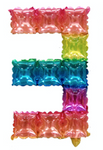POP IT 3 Regenbogen-Foliennummer (40cm)