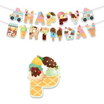 Happy Birthday Sonic paper garland (1 pc)